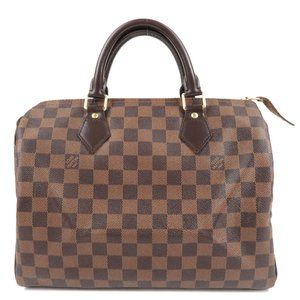 Speedy 30 Damier Ebene Hand Bag